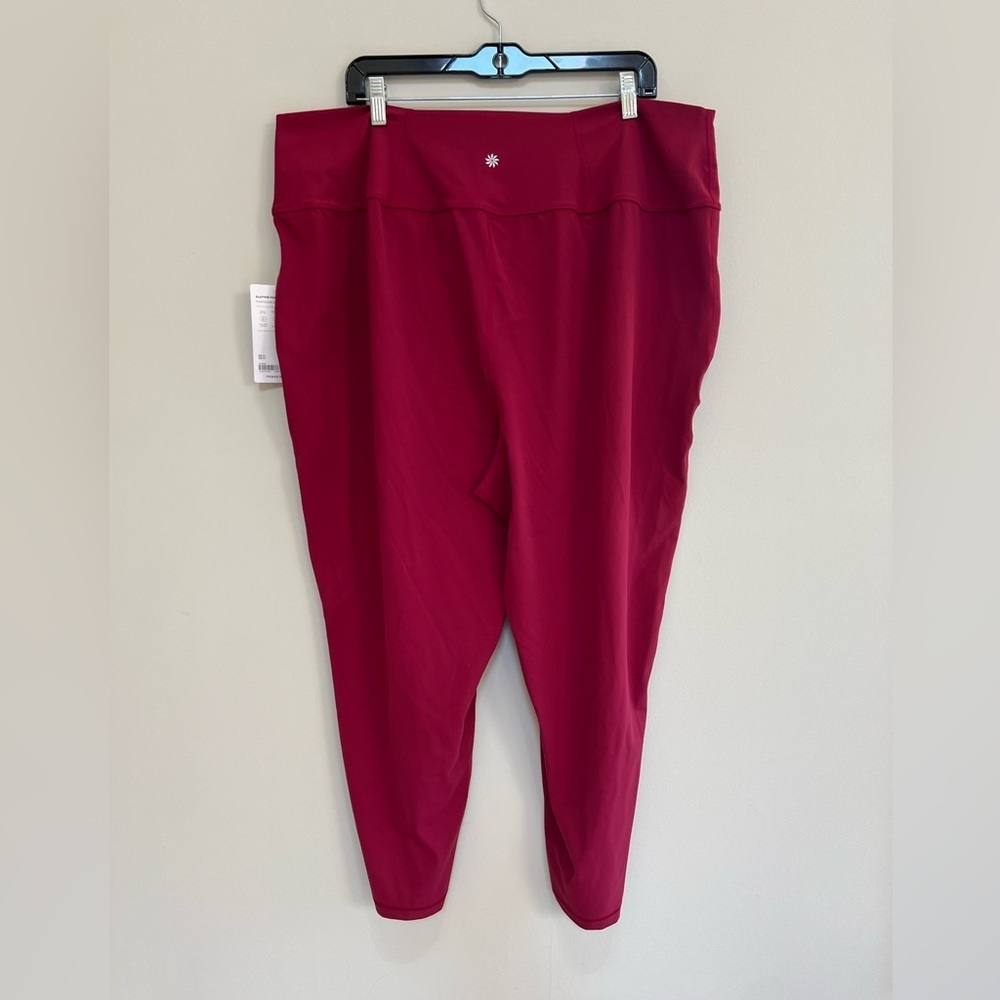 Athleta NWT Elation Yoga Pant in Raspberry Red, size 2X - Picture 3 of 12